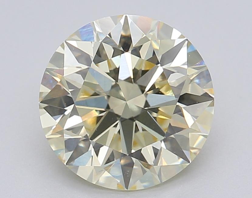 2.05 Ct. Fancy Light Yellow Round Lab Grown Diamond