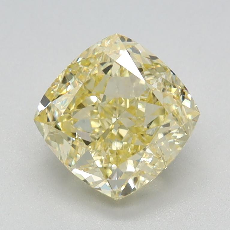 1.40 Ct. Fancy Intense Yellow Cushion Lab Grown Diamond