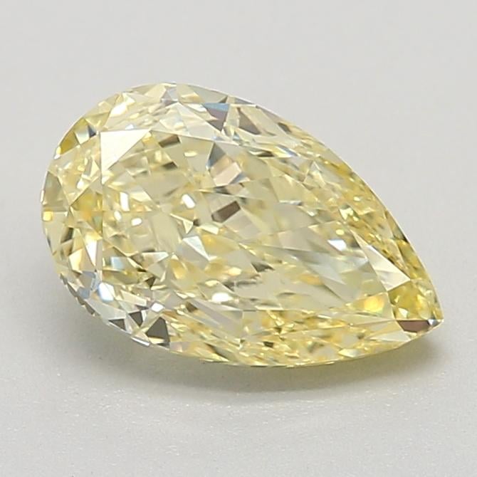 1.36 Ct. Fancy Intense Yellow Pear Lab Grown Diamond