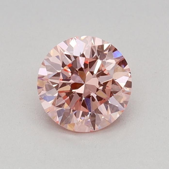 0.39 Ct. Fancy Vivid Pink Round Lab Grown Diamond