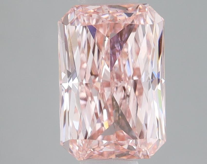 1.54 Ct. Fancy Vivid Pink Radiant Lab Grown Diamond