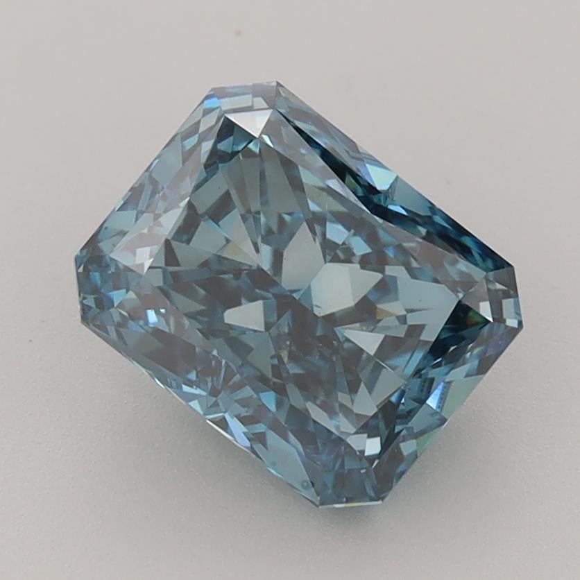 2.32 Ct. Fancy Vivid Blue Radiant Lab Grown Diamond