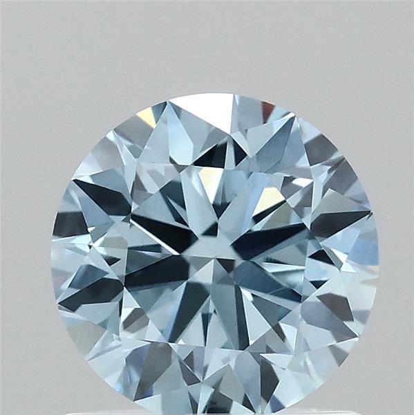 1.04 Ct. Fancy Vivid Blue Round Lab Grown Diamond