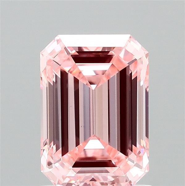 1.43 Ct. Fancy Vivid Pink Emerald Lab Grown Diamond