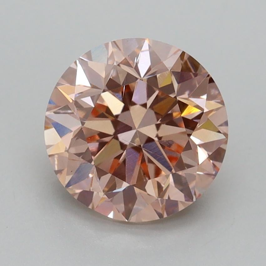 2.00 Ct. Fancy Intense Pink Round Lab Grown Diamond