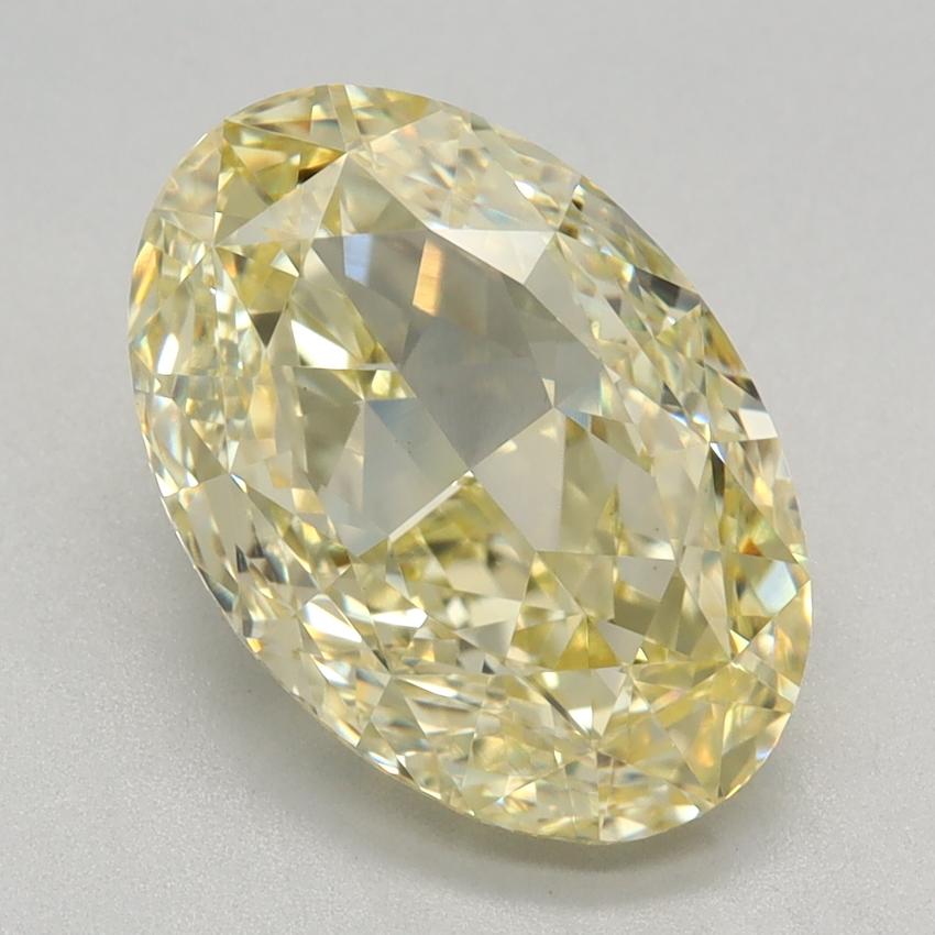 3.20 Ct. Fancy Yellow Oval Lab Grown Diamond