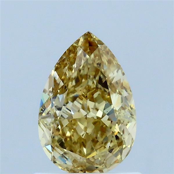 1.09 Ct. Fancy Yellow Pear Lab Grown Diamond