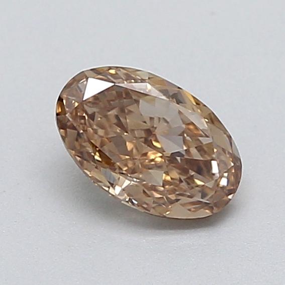 0.36 Ct. Light  Brown Oval Lab Grown Diamond