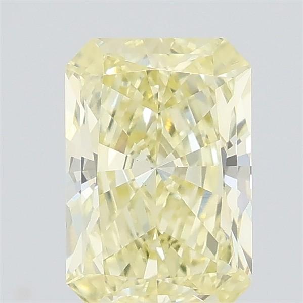 0.62 Ct. Fancy Yellow Radiant Lab Grown Diamond