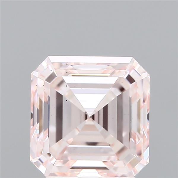 3.02 Ct. Fancy Light Pink Asscher Lab Grown Diamond