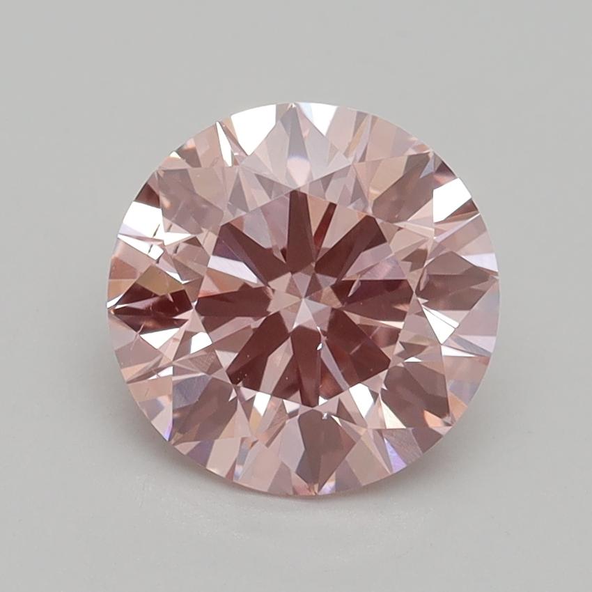 1.88 Ct. Fancy Intense Pink Round Lab Grown Diamond
