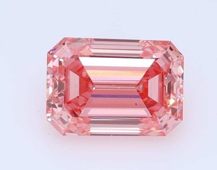 0.61 Ct. Fancy Vivid Pink Emerald Lab Grown Diamond
