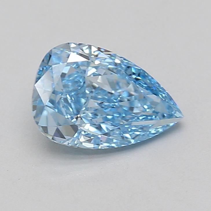 1.60 Ct. Fancy Vivid Blue Pear Lab Grown Diamond