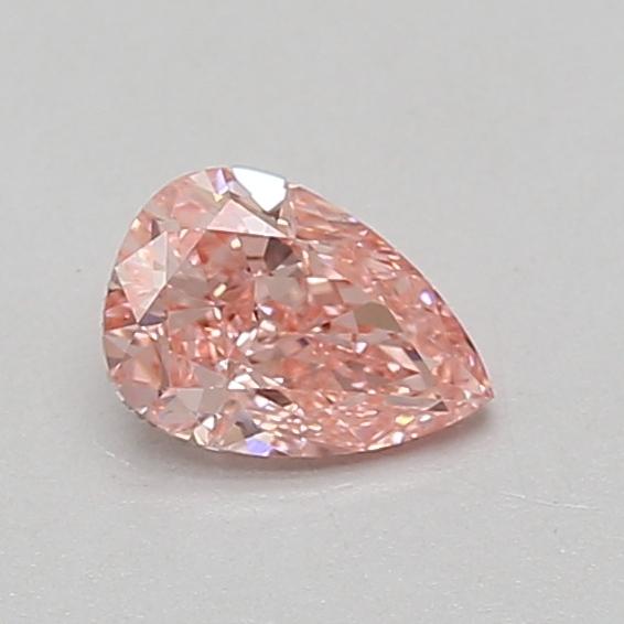 0.55 Ct. Fancy Vivid Pink Pear Lab Grown Diamond