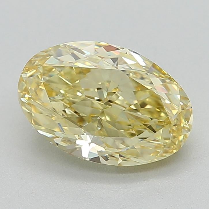 1.88 Ct. Fancy Intense  Yellow Oval Lab Grown Diamond