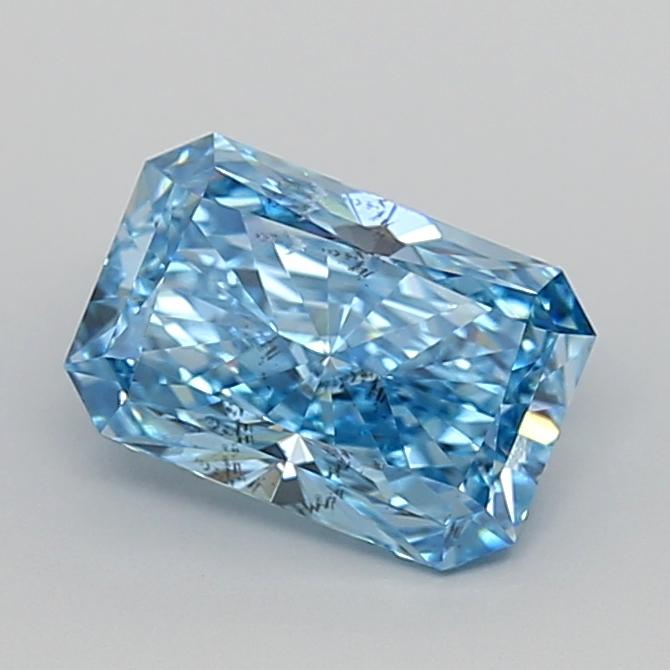 2.02 Ct. Fancy Vivid  Blue Radiant Lab Grown Diamond