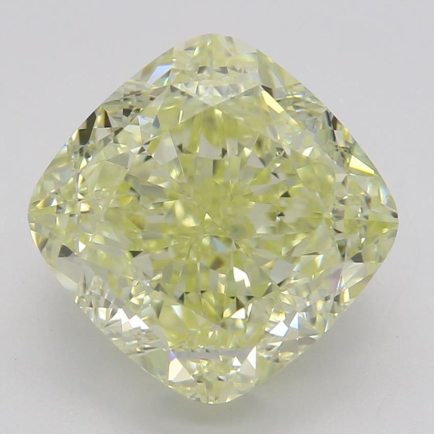 4.09 Ct. Fancy Yellow Cushion Diamond