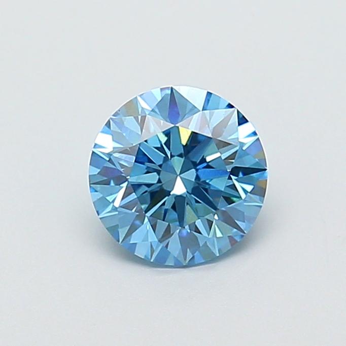 1.04 Ct. Fancy Vivid  Blue Round Lab Grown Diamond