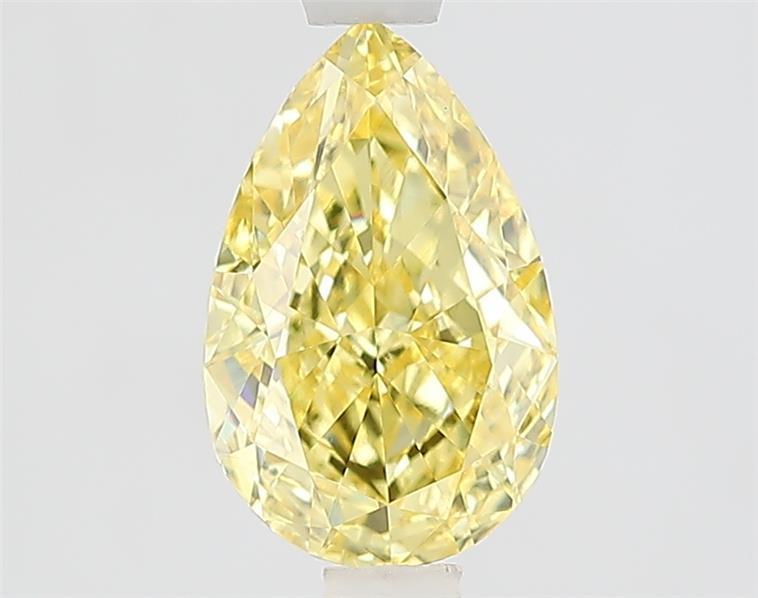 1.54 Ct. Fancy Intense  Yellow Pear Lab Grown Diamond