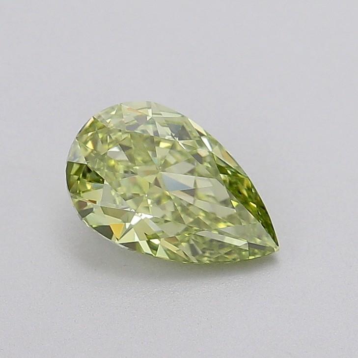 1.02 Ct. Fancy Vivid  Green Pear Lab Grown Diamond