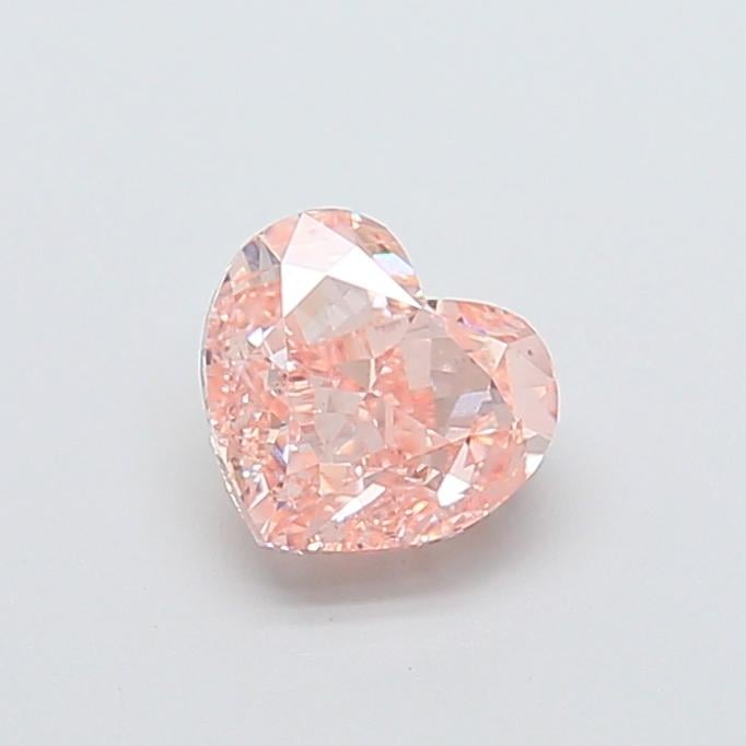 1.51 Ct. Fancy Intense  Pink Heart Lab Grown Diamond