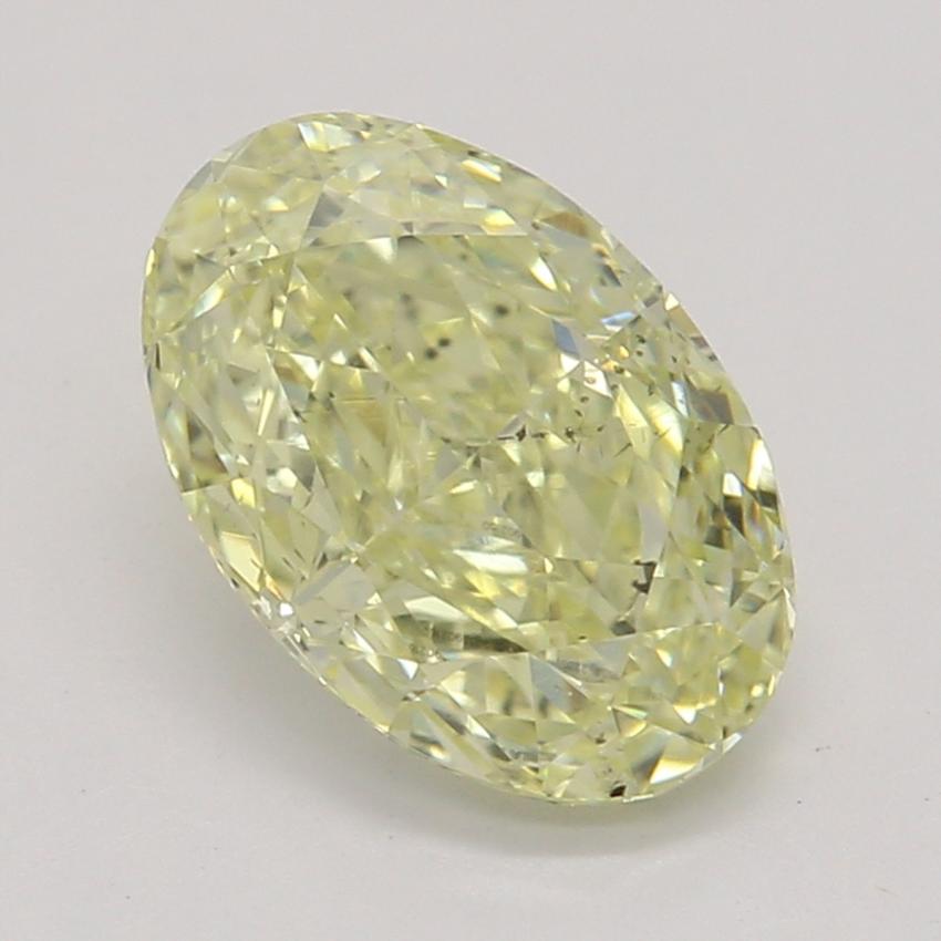 1.01 Ct. Fancy Light Yellow Oval Diamond