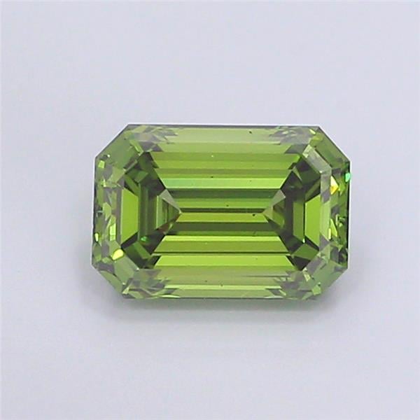 2.18 Ct. Fancy Vivid Green Emerald Lab Grown Diamond