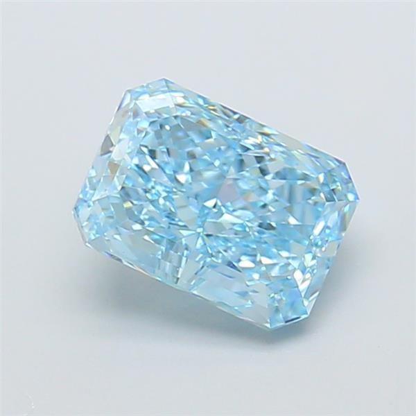 1.85 Ct. Fancy Vivid  Blue Radiant Lab Grown Diamond
