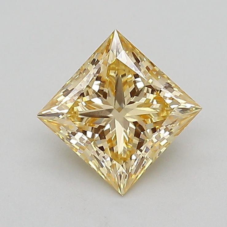 1.03 Ct. Fancy  Yellow Princess Lab Grown Diamond