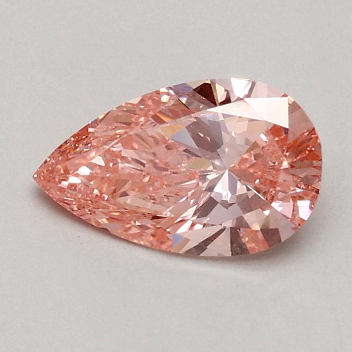 0.50 Ct. Fancy Vivid Pink Pear Lab Grown Diamond