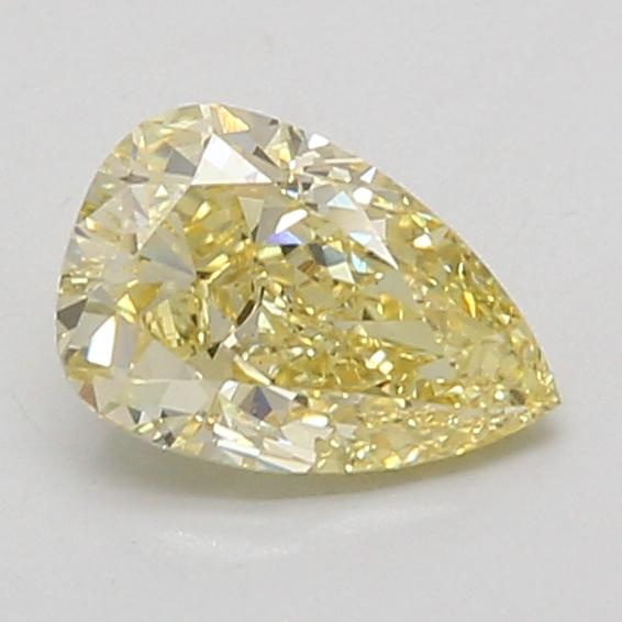1.10 Ct. Fancy Intense Yellow Pear Lab Grown Diamond