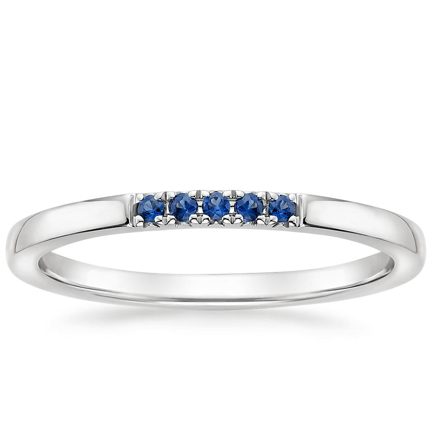 Pippa Sapphire Ring in Platinum