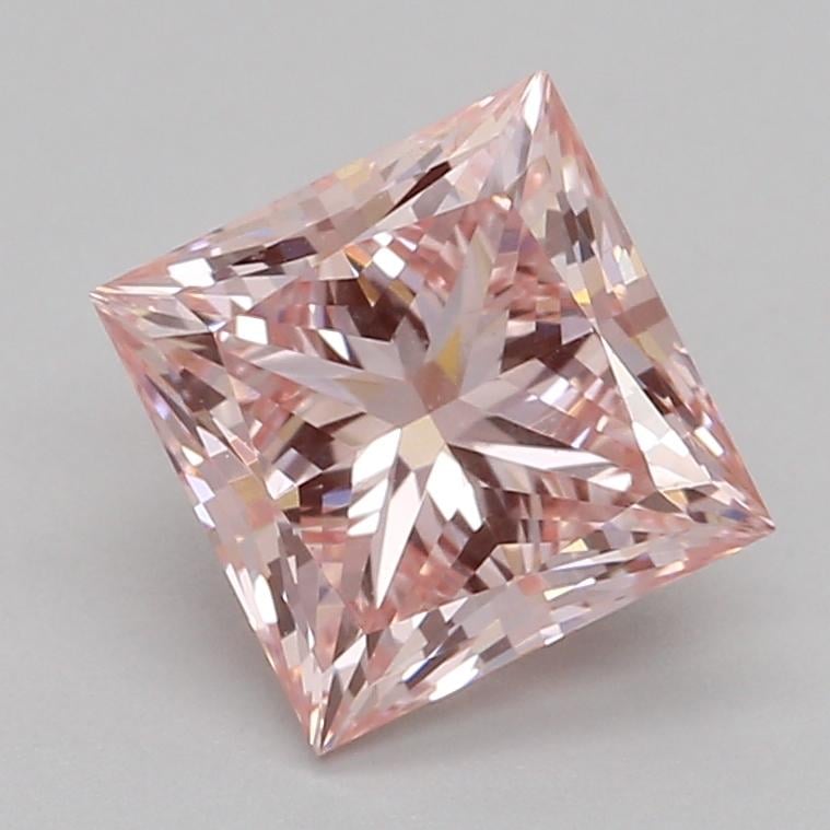 1.02 Ct. Fancy Intense Pink Princess Lab Grown Diamond