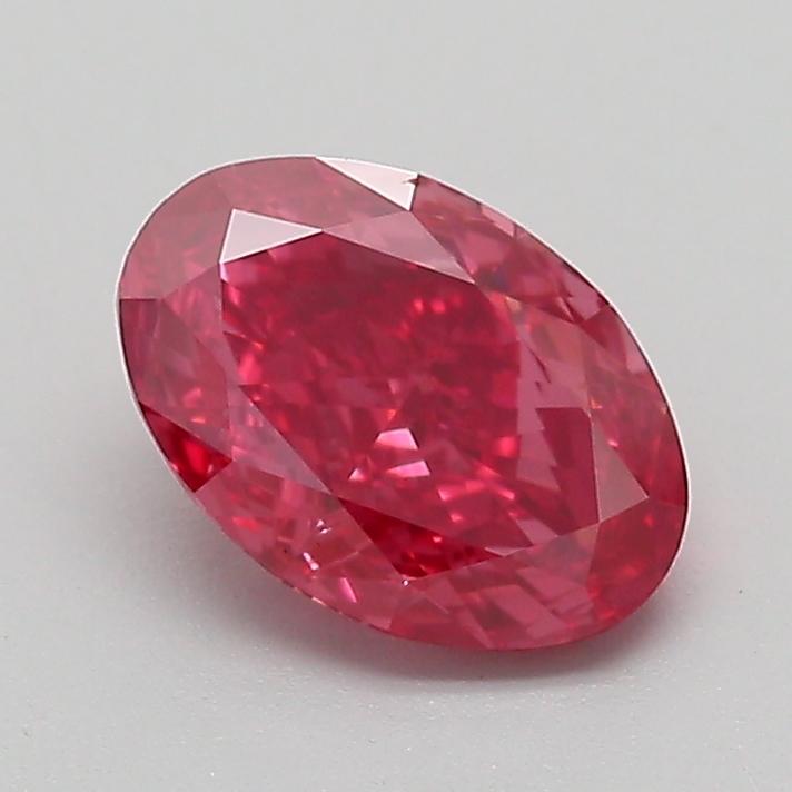 1.10 Ct. Fancy Vivid Pink Oval Lab Grown Diamond