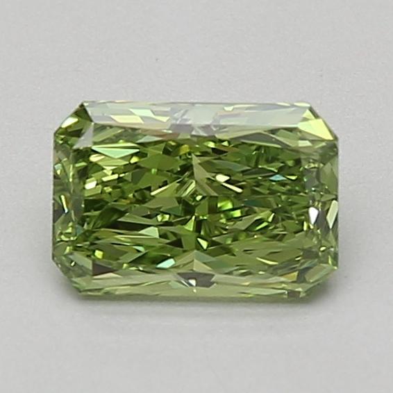 0.99 Ct. Fancy Vivid Green Radiant Lab Grown Diamond