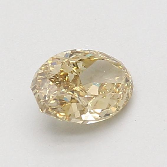 0.79 Ct. Fancy Yellow Oval Lab Grown Diamond