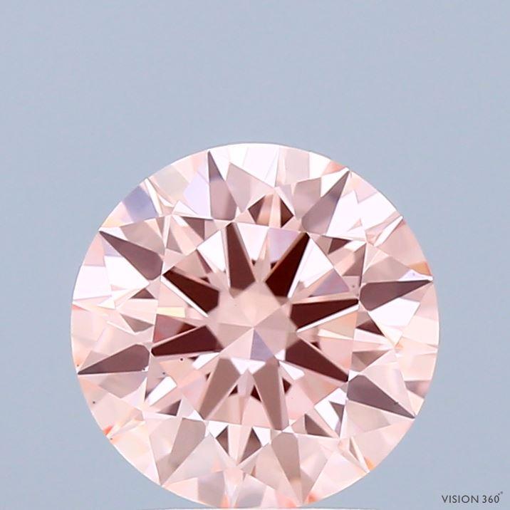 1.92 Ct. Fancy Vivid Pink Round Lab Grown Diamond