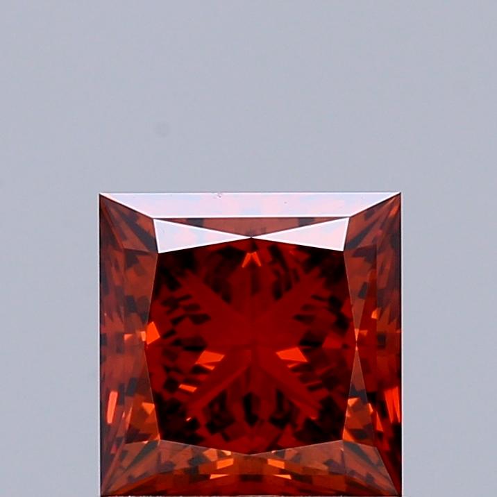 1.08 Ct. Fancy Deep Orange Princess Lab Grown Diamond