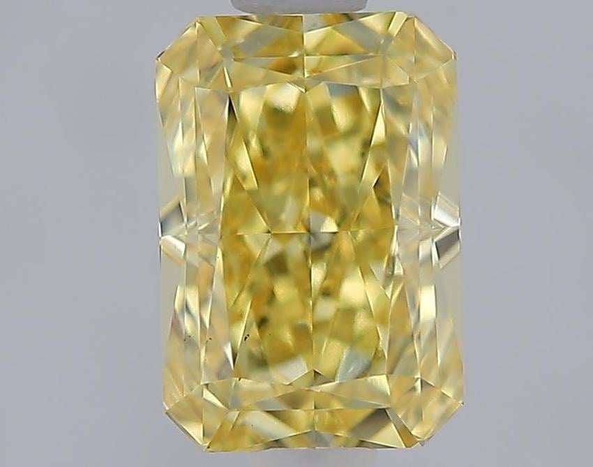 1.59 Ct. Fancy Intense  Yellow Radiant Lab Grown Diamond