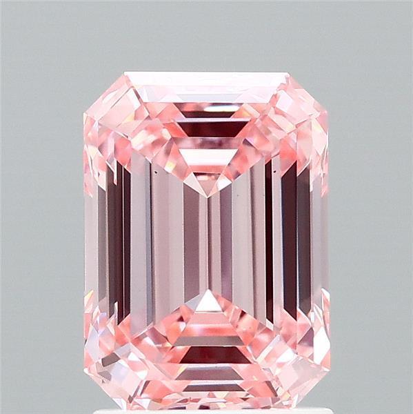 2.04 Ct. Fancy Intense Pink Emerald Lab Grown Diamond
