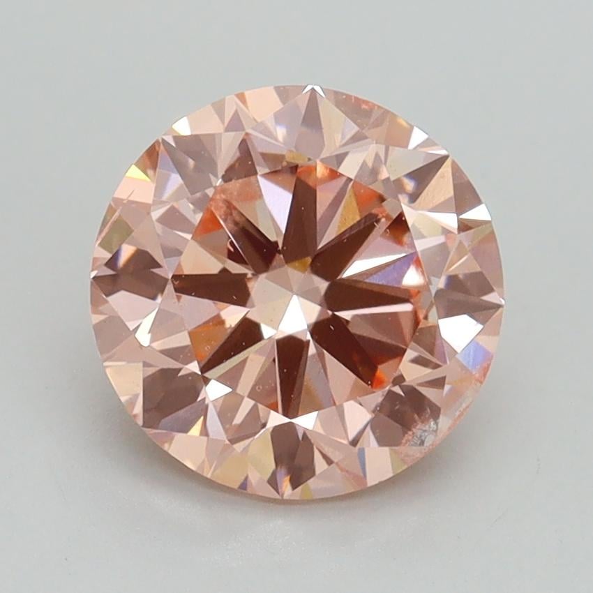 2.00 Ct. Fancy Intense Pink Round Lab Grown Diamond