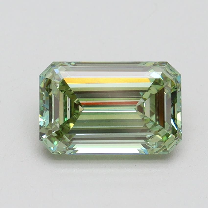 1.59 Ct. Fancy Intense Green Emerald Lab Grown Diamond