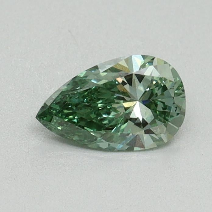 0.40 Ct. Fancy Vivid Green Pear Lab Grown Diamond