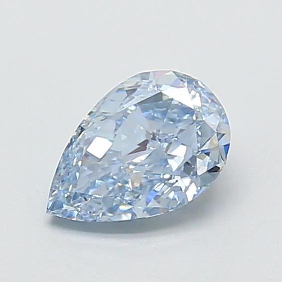0.89 Ct. Fancy Vivid  Blue Pear Lab Grown Diamond