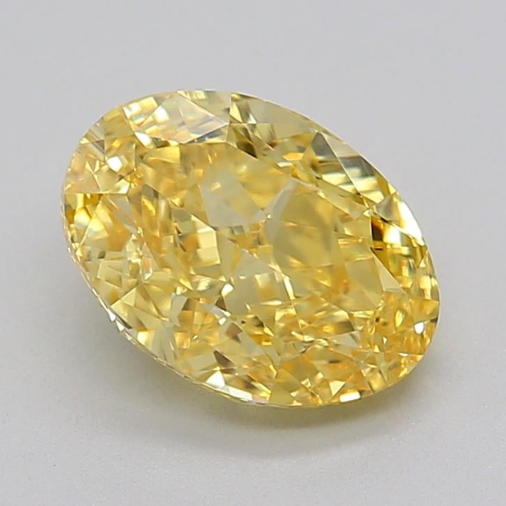 2.01 Ct. Fancy Yellow Oval Lab Grown Diamond