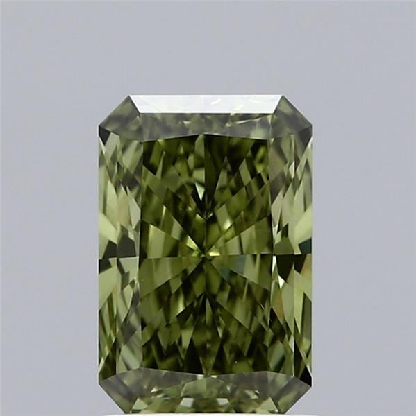 1.50 Ct. Fancy Vivid Green Radiant Lab Grown Diamond