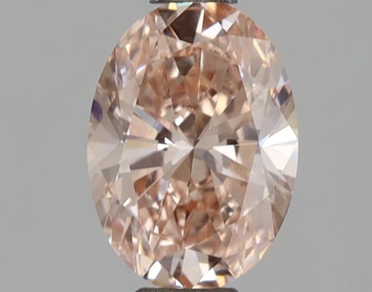 1.03 Ct. Fancy Intense Pink Oval Lab Grown Diamond