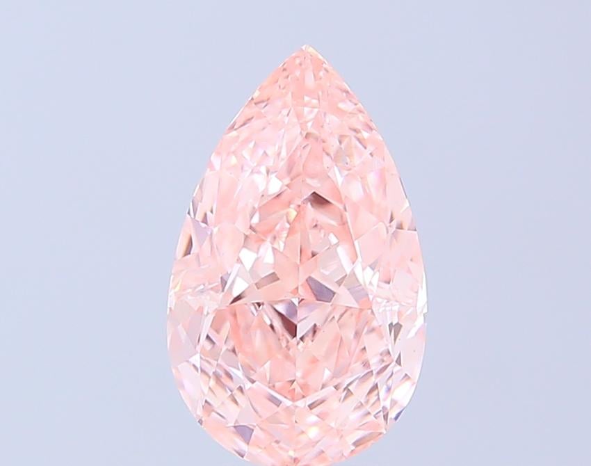 3.01 Ct. Fancy Pink Pear Lab Grown Diamond