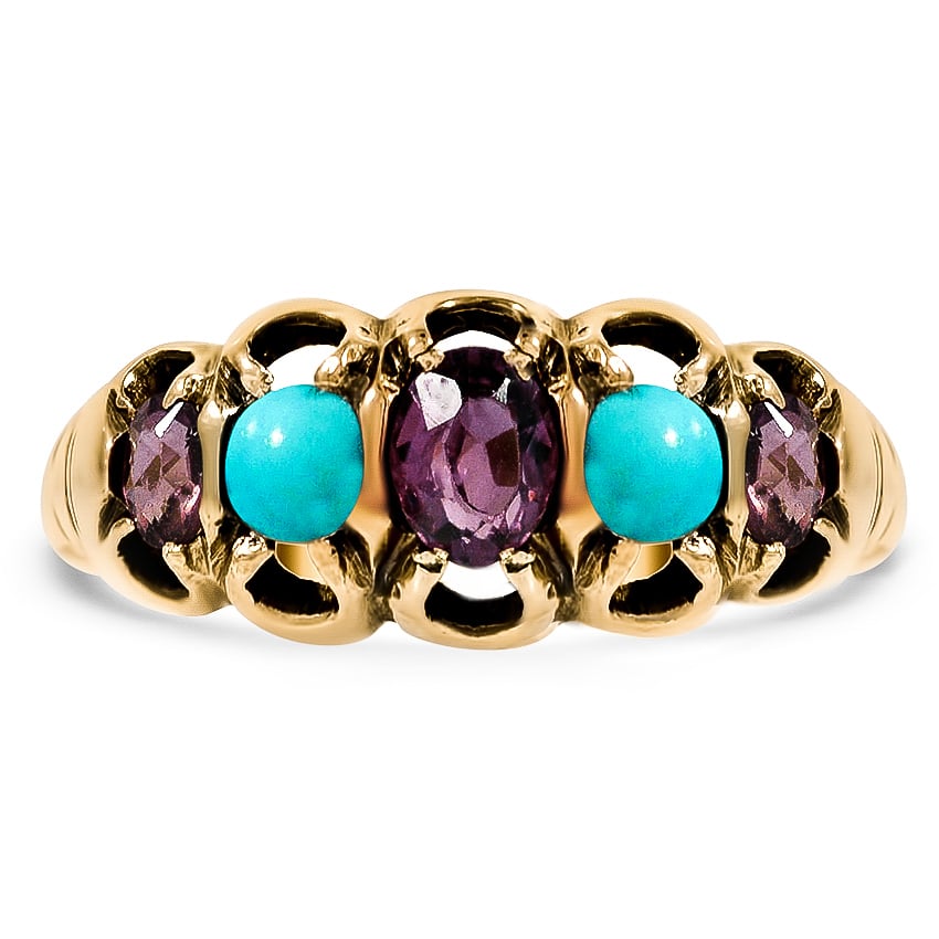 Victorian Garnet Vintage Ring
