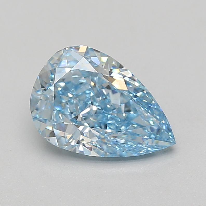2.06 Ct. Fancy Vivid Blue Pear Lab Grown Diamond